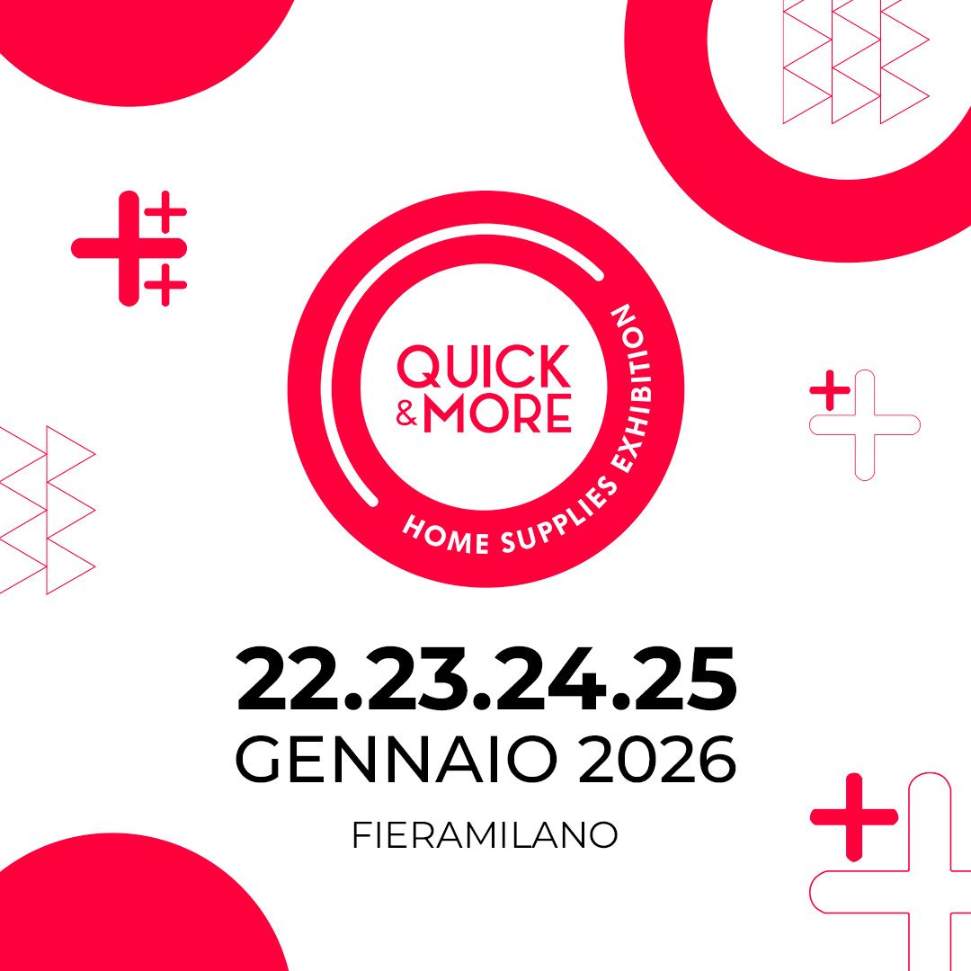 Fiera Quick&More Milano 2026 官方海报局部视觉